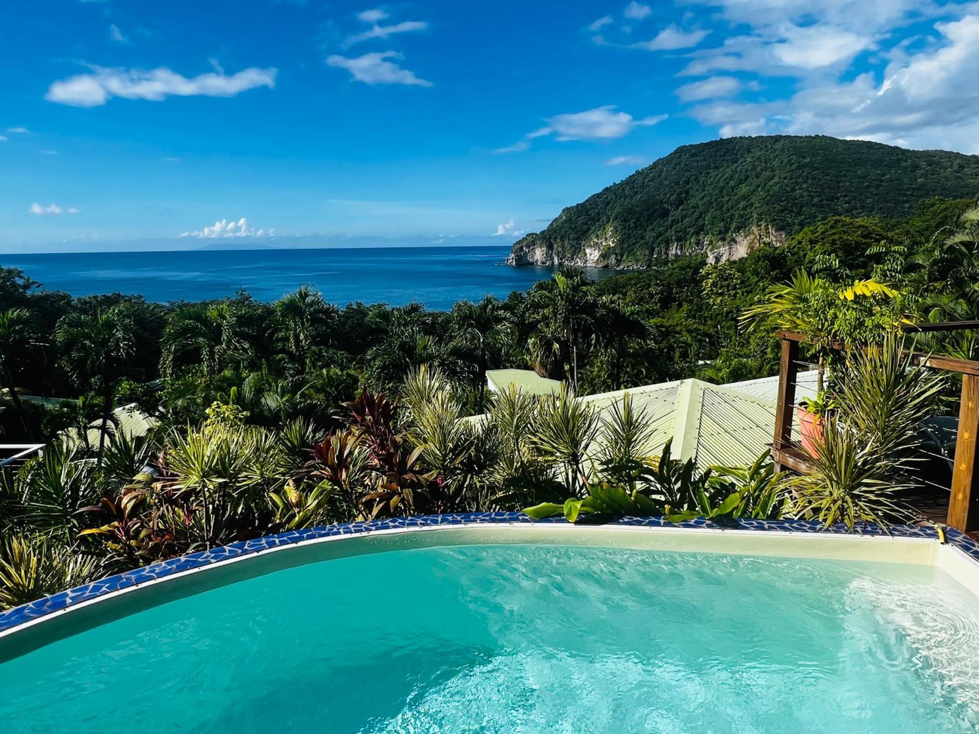Vue Mer/3Beds/Piscine/Wifi/900 Metres De La Plage Deshaies Exterior photo