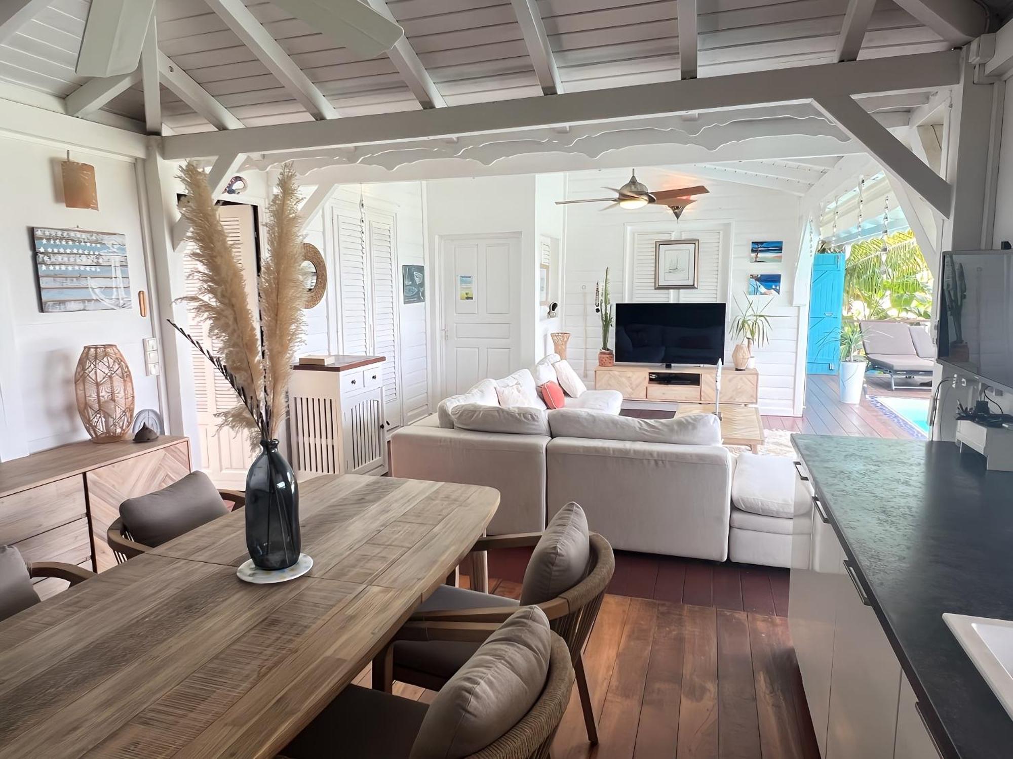 Vue Mer/3Beds/Piscine/Wifi/900 Metres De La Plage Deshaies Exterior photo